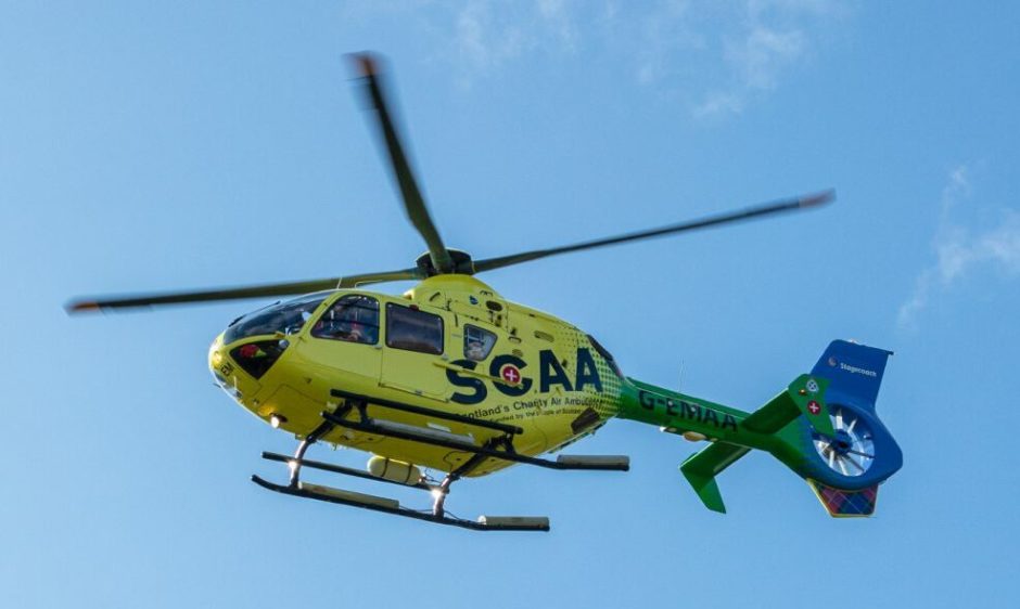 Scotland's Charity Air Ambulance in flight