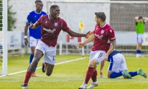 Joel Nouble feeling Arbroath fan love as he vows he only has eyes for Gayfield club – at least until January