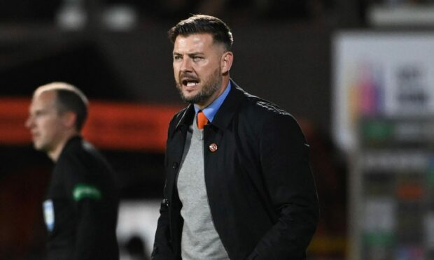 Tam Courts has revealed two Dundee United staff tested positive for Covid-19