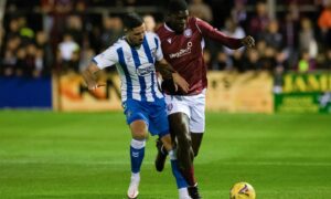 Arbroath 0 Kilmarnock 0: Joel Nouble hits the woodwork as Angus side miss out on chance to top the Championship