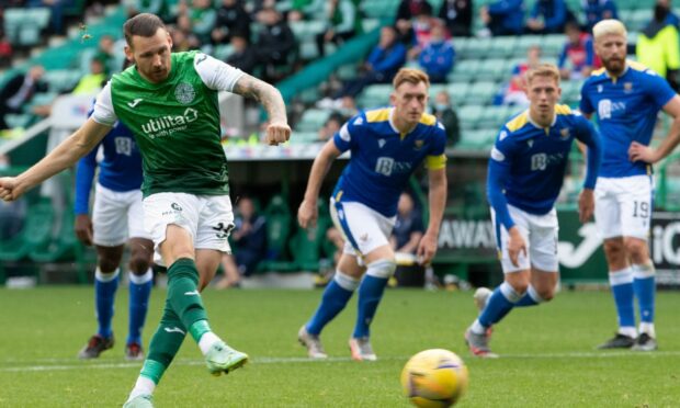 Martin Boyle scores from the spot.