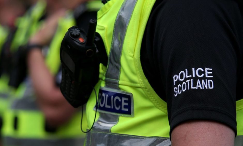 Police Scotland stock image