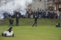 Peter Forster drives into office as captain of the R&A.
