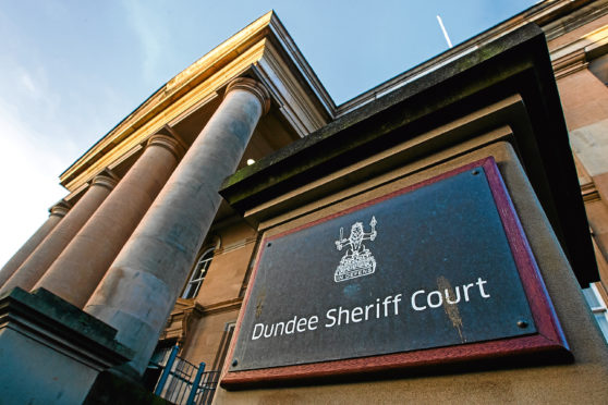 The trio appeared in private at Dundee Sheriff Court.