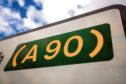 A90 sign