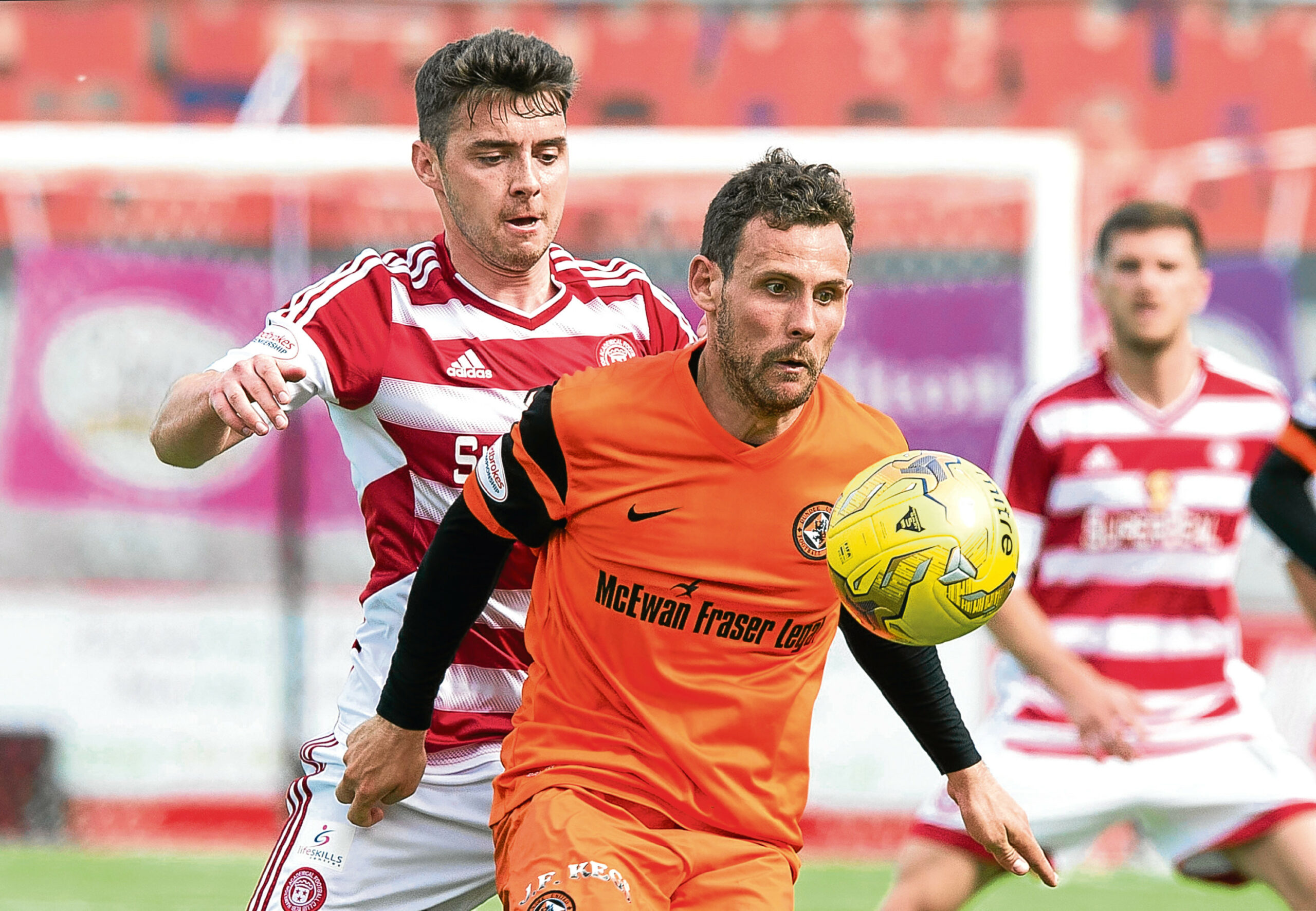 Tony Andreu and Utd came up short at the final hurdle against Hamilton.