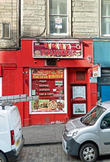 The Istanbulie takeaway on Union Street, Dundee. 