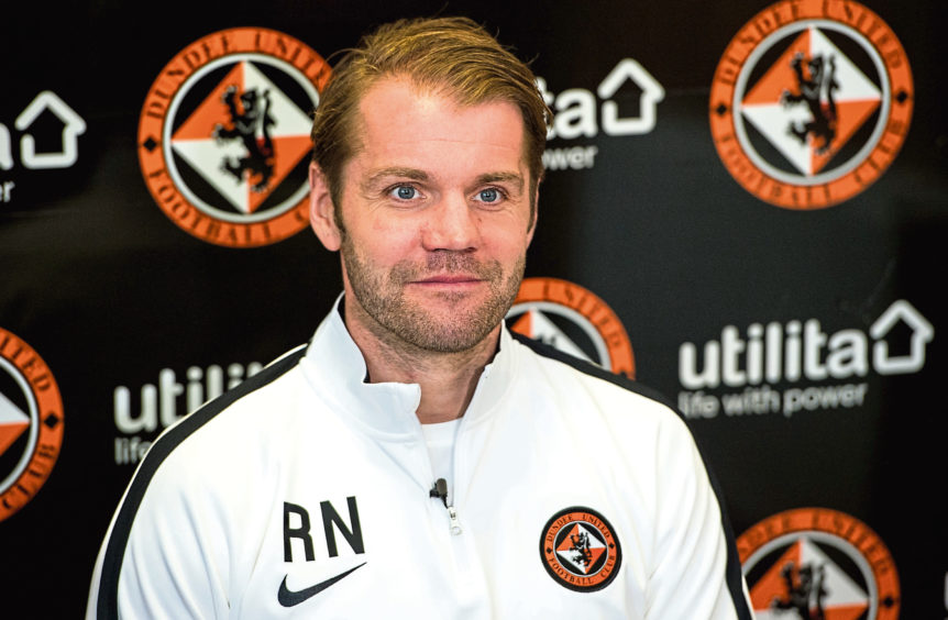 Former Dundee United manager, Robbie Neilson. 