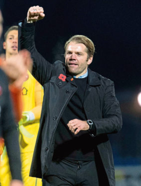 Dundee United manager Robbie Neilson.