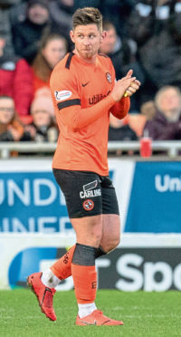 Calum Butcher made his second Dundee United debut on Saturday