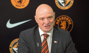 Stephen Thompson pictured when he was chairman of Dundee United.