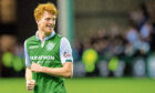 Simon Murray in action for Hibs