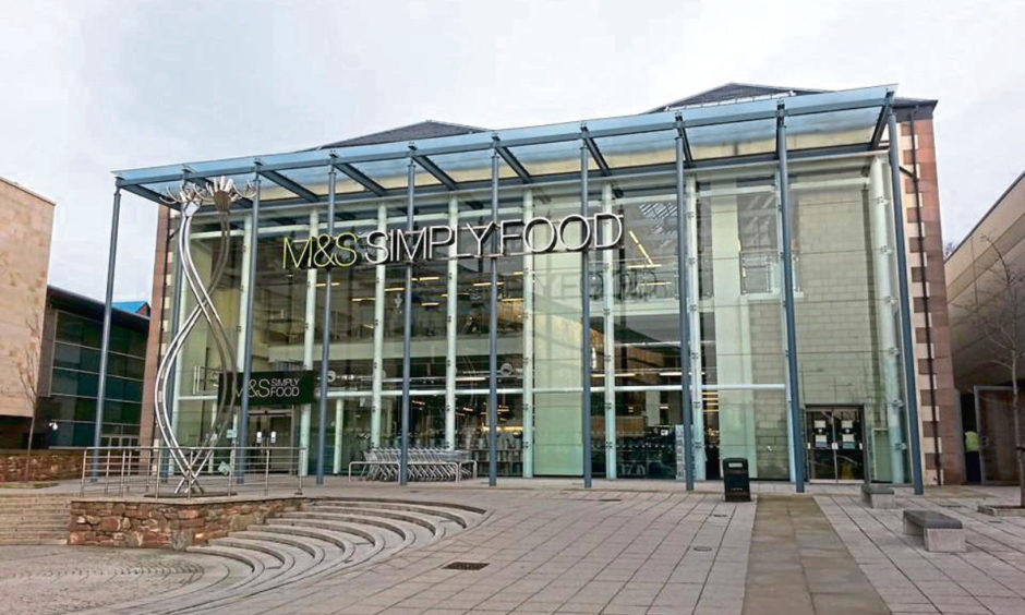 The M&S Simply Food store at the Gallagher Retail Park.