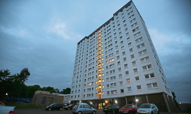Some of the tenants affected live in multis like Elders Court. Image: Kris Miller/DC Thomson.