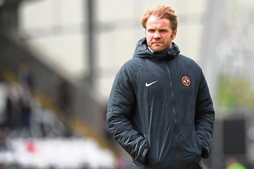 Dundee United manager Robbie Neilson