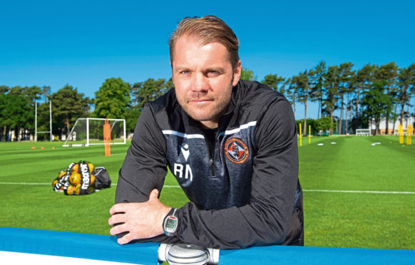 Dundee United manager Robbie Neilson.