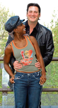 Michelle Gayle and Tony Hadley, of Reborn in the USA.