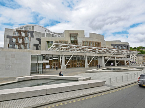 Photo by Mauritz Antin/EPA/Shutterstock. The Scottish Parliament.
