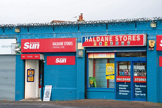 Haldane Stores on Haldane Avenue.