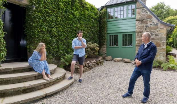 The house near Kinross featured on the Channel 4 show Grand Designs. Image: Grand Designs.