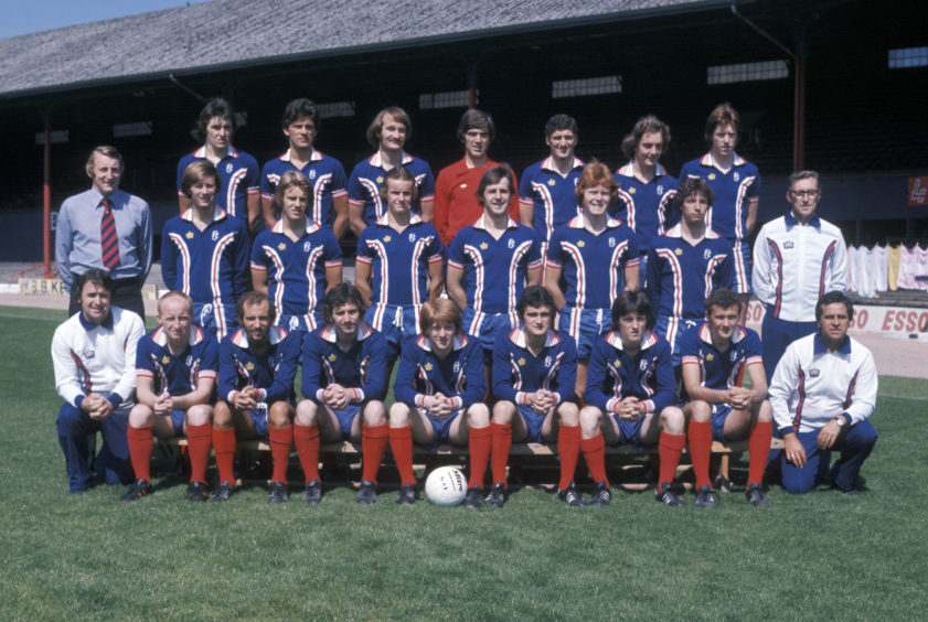 Dundee team picture from 1977/78
