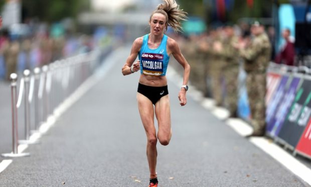 Eilish McColgan finished second in the Women's Elite Race during the 2021 Great North Run.