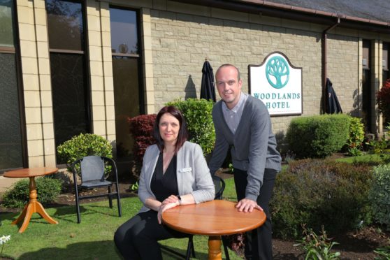 Nikki Robertson - General Manager and Ewan MacRae - Head Chef, at the Best Western Woodlands Hotel in Broughty Ferry.