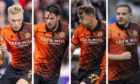 Ilmari Niskanen, Marc McNulty, Louis Appere and Peter Pawlett formed Dundee United's attack at St Mirren