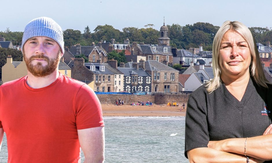 Darren Peattie and Daryl Wilson are on opposite sides of the short-term lets debate in Fife.