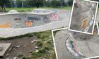 Vandals destroyed a large number of specially produced copings at Fife's largest skatepark.