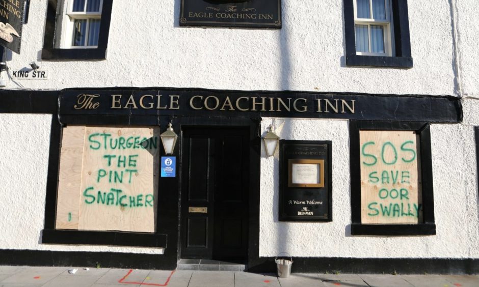 The Eagle Coaching Inn in Broughty Ferry.