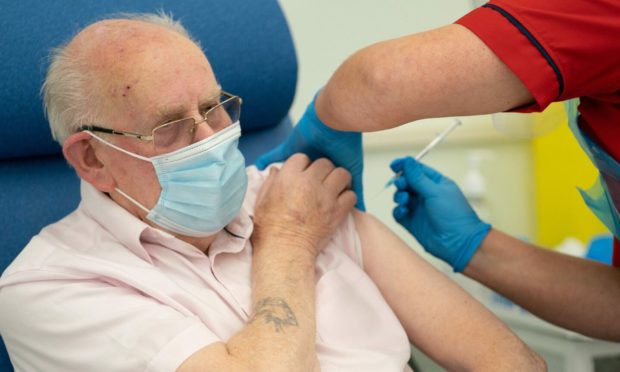People in care homes to be offered third jab. Picture by Dan Charity/The Sun/PA Wire.