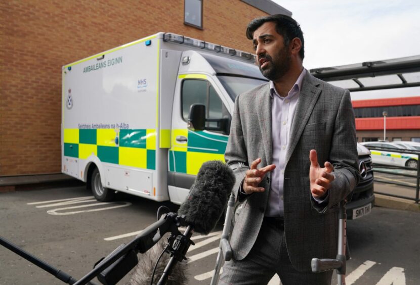 Health Secretary Humza Yousaf was asked about the Fife medical centre in parliament