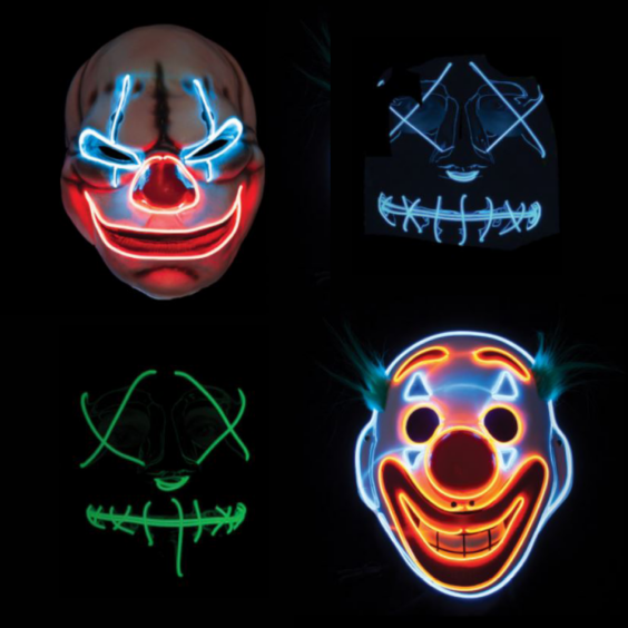 LED masks are a great option for the freakiest Halloween costumes in 2021