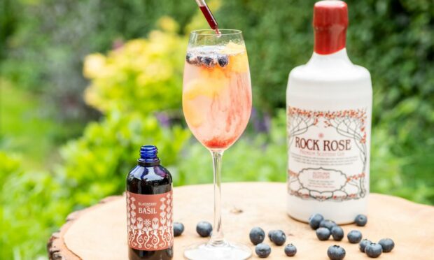Rock Rose Gin cocktail.