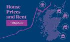 To help track how much an average home might cost you across Scotland either in rent or purchase price, we’ve put together a price tracker to take some of the stress off.