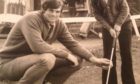 This photo of Graeme Hume was taken at Downfield Golf Club when he was appointed as professional in 1971. The ice hockey connection is also there as the young guy is Gary Key, Marshall Key’s son.