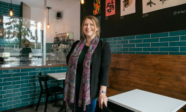 Owner Charlotte Kay at FIKA Dundee ahead of its first birthday.