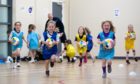 Young girls enjoy the latest Playmakers session at Webster's Sports Centre. Pic: Kim Cessford/DCT Media.