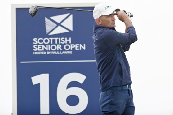 Markus Brier is the first round leader at Royal Aberdeen