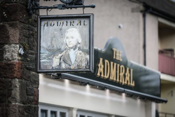 The Admiral Bar, where the rammy took place.