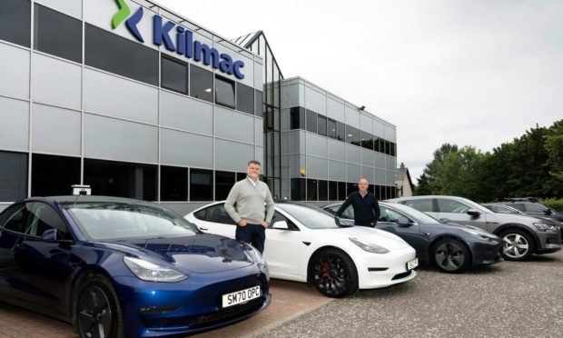 Kilmac has invested in electric vehicles for the firm's management and engineers.