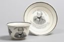 A tea set depicting Dundee radical George Kinloch.
