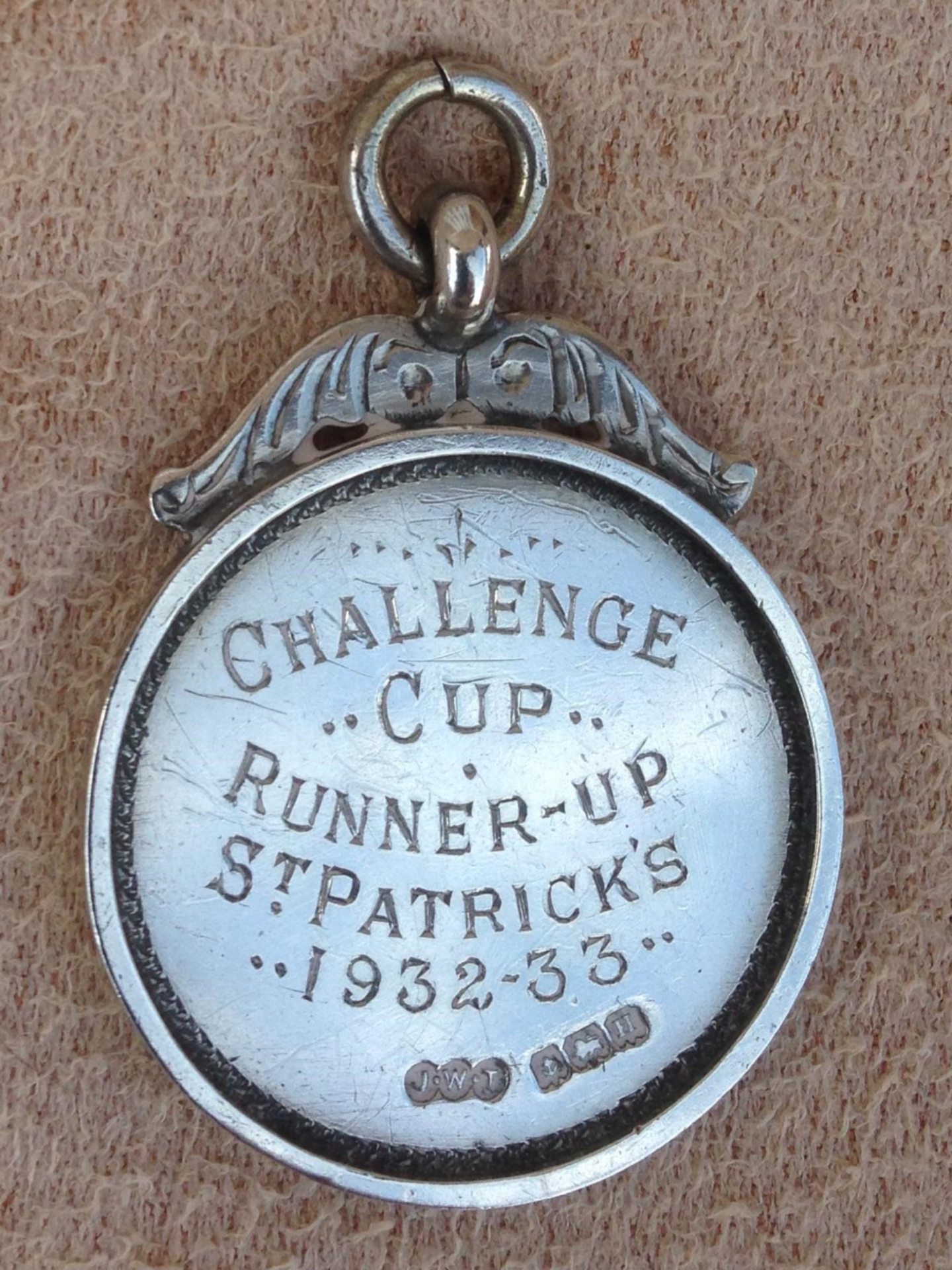 Challenge Cup runner-up medal.