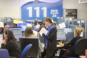 NHS 24 Call Centre Clydebank. Pic Peter Devlin