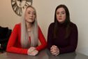 Terri-Anne Mackay and Karina Meldrum (pictured L-R) claim an intruder access their room at Sleeperz in Dundee while they were sleeping after reception gave out their details.