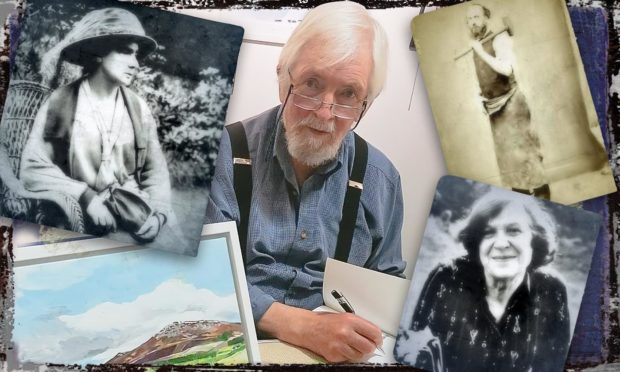 Mary Symon, top left, courtesy of Robert Gordon University, La Teste and Jessie Kesson are just a few of the poets who feature in Richard Bennett's book.