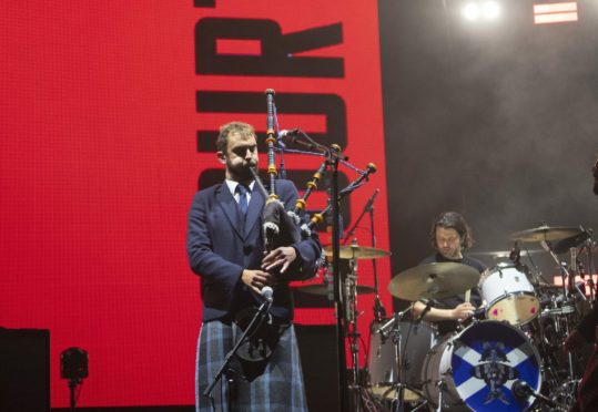 Craig Weir played alongside The Courteneers at TRNSMT. Picture:  Lesley Martin.