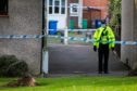 A police cordon was put in place on Tuesday morning