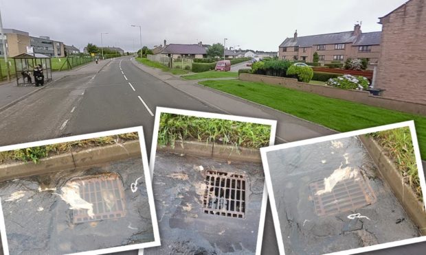 Locals in Arbroath say they've had problems with overflowing drains for years.